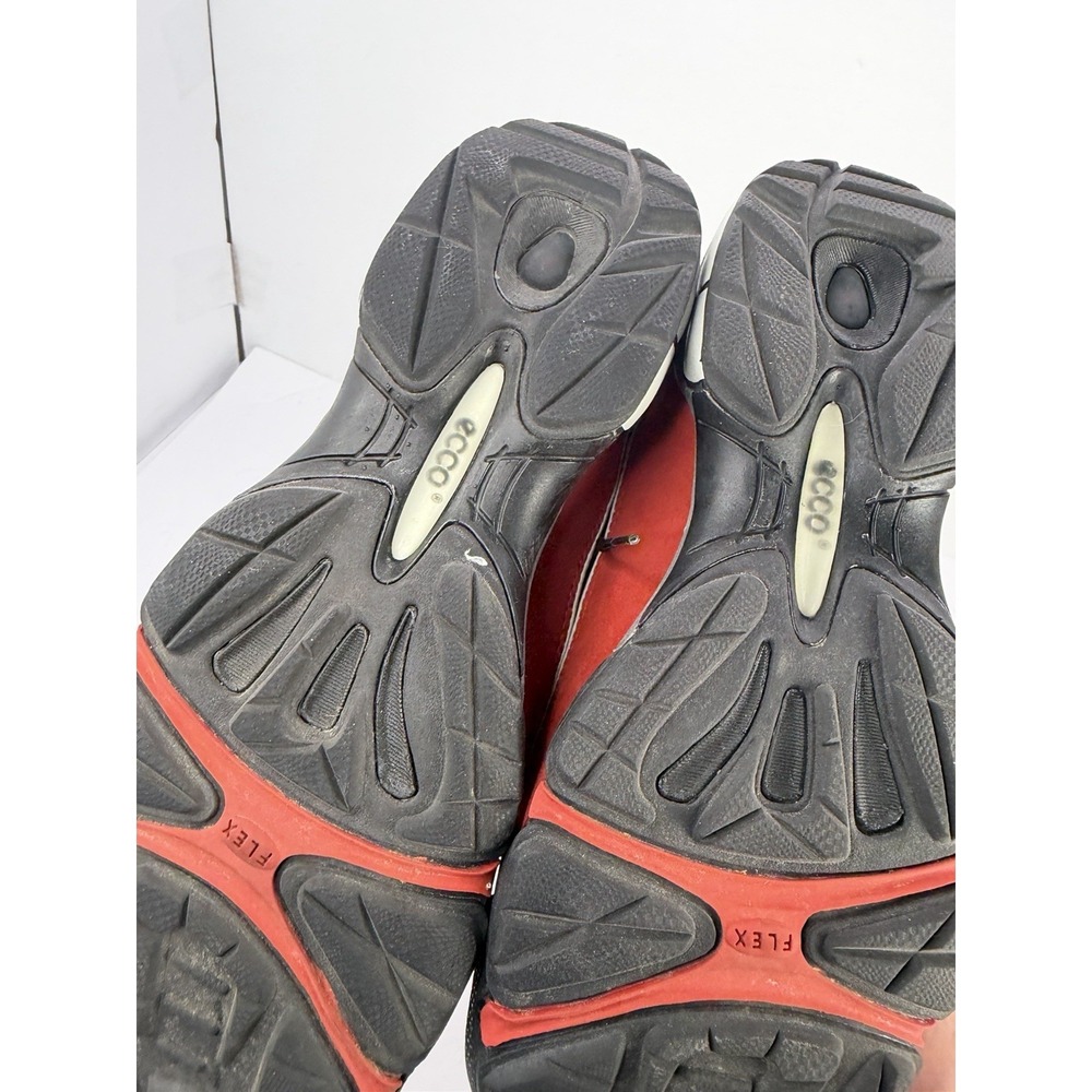 Ecco Women's Receptor Shoes Black & Red Gryphon Us Size 6.5 Zip Front - Picture 7 of 9